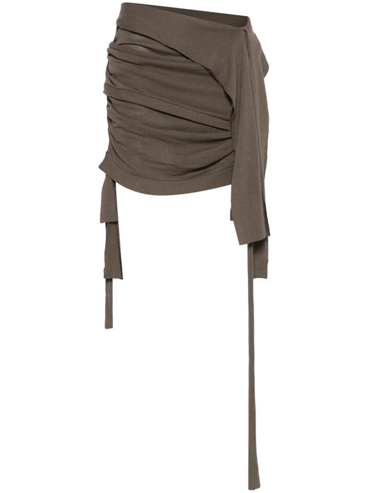Drape Lounge Mini Skirt