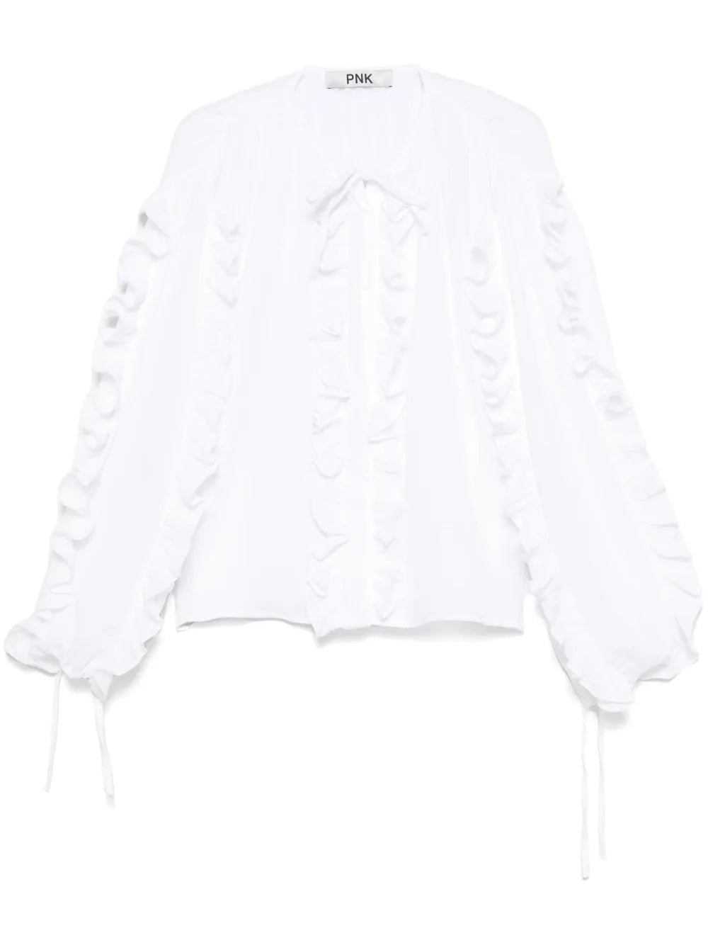 Ruffle-Trim Blouse