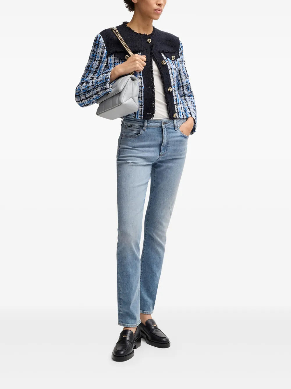 Ripped-Detail Jeans