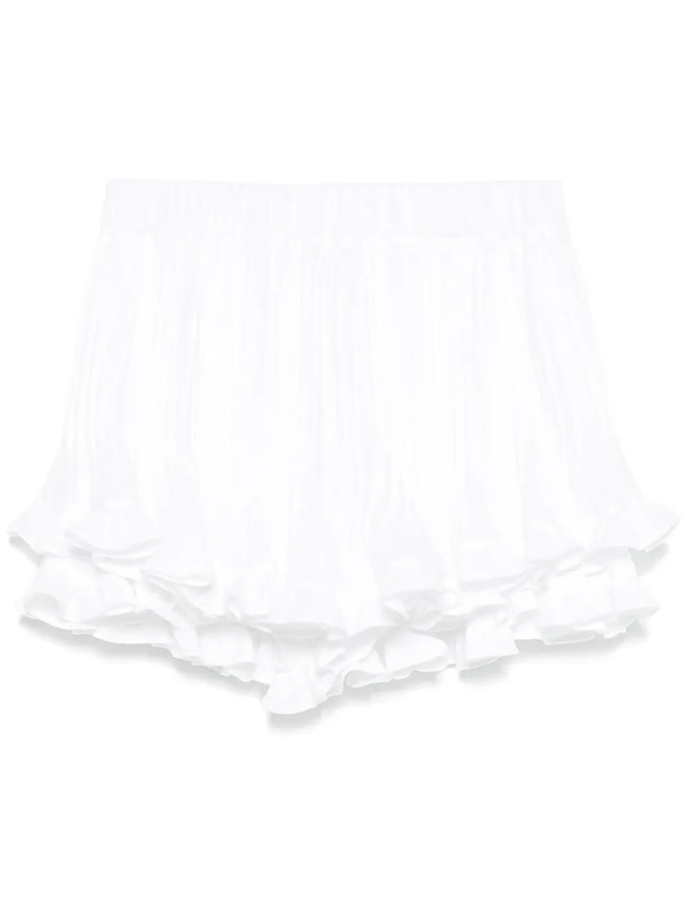 Ruffled Cotton Shorts