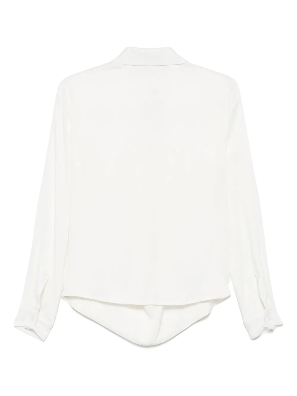 Wrap-Effect Blouse