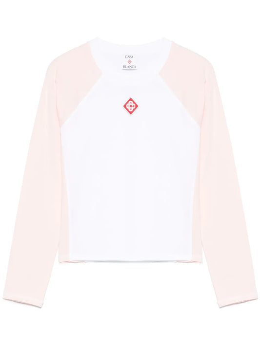 Diamond-Logo Cropped T-Shirt