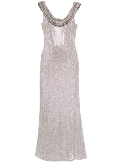 Crystal-Embellished Gown