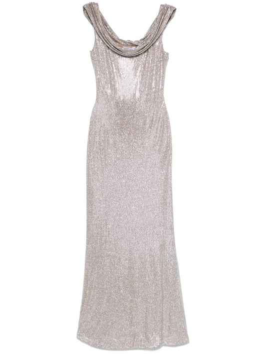 Crystal-Embellished Gown