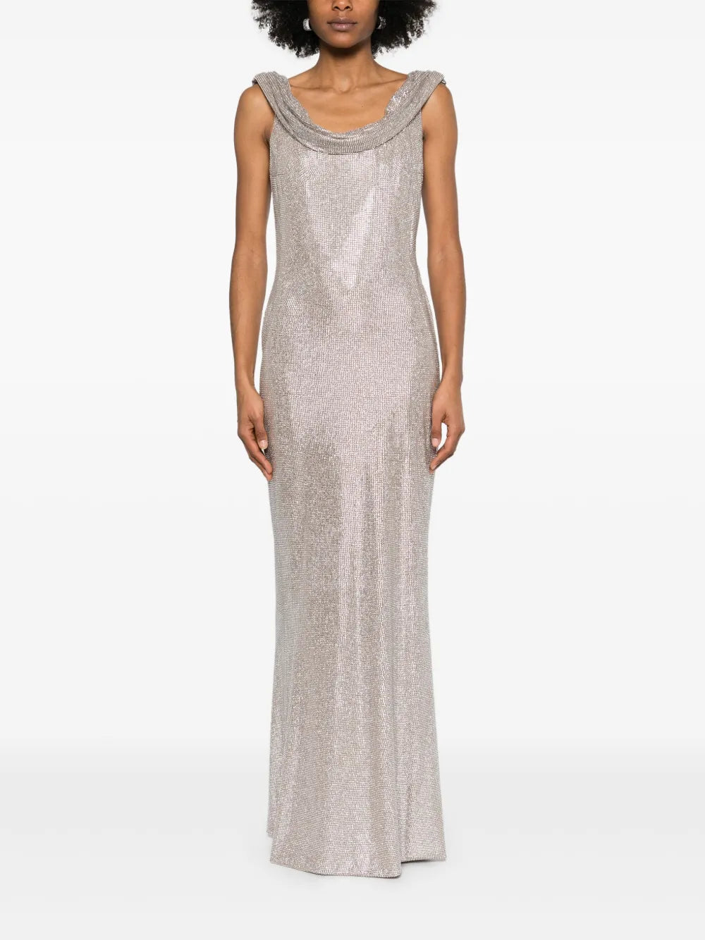 Crystal-Embellished Gown