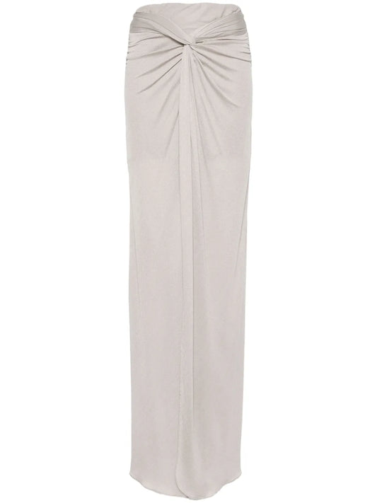 Knot-Detail Maxi Skirt