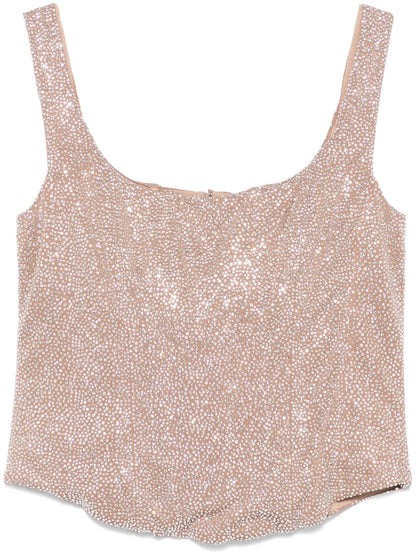 Crystal-Embellished Top