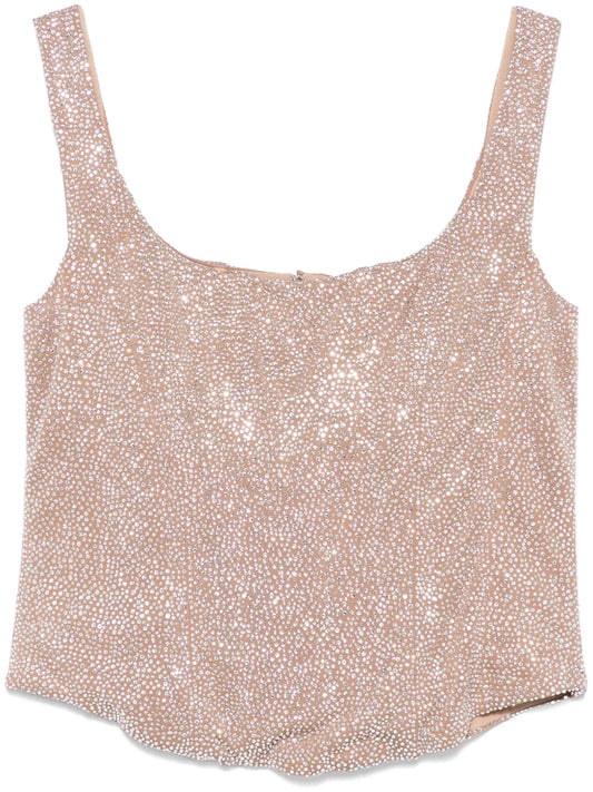 Crystal-Embellished Top