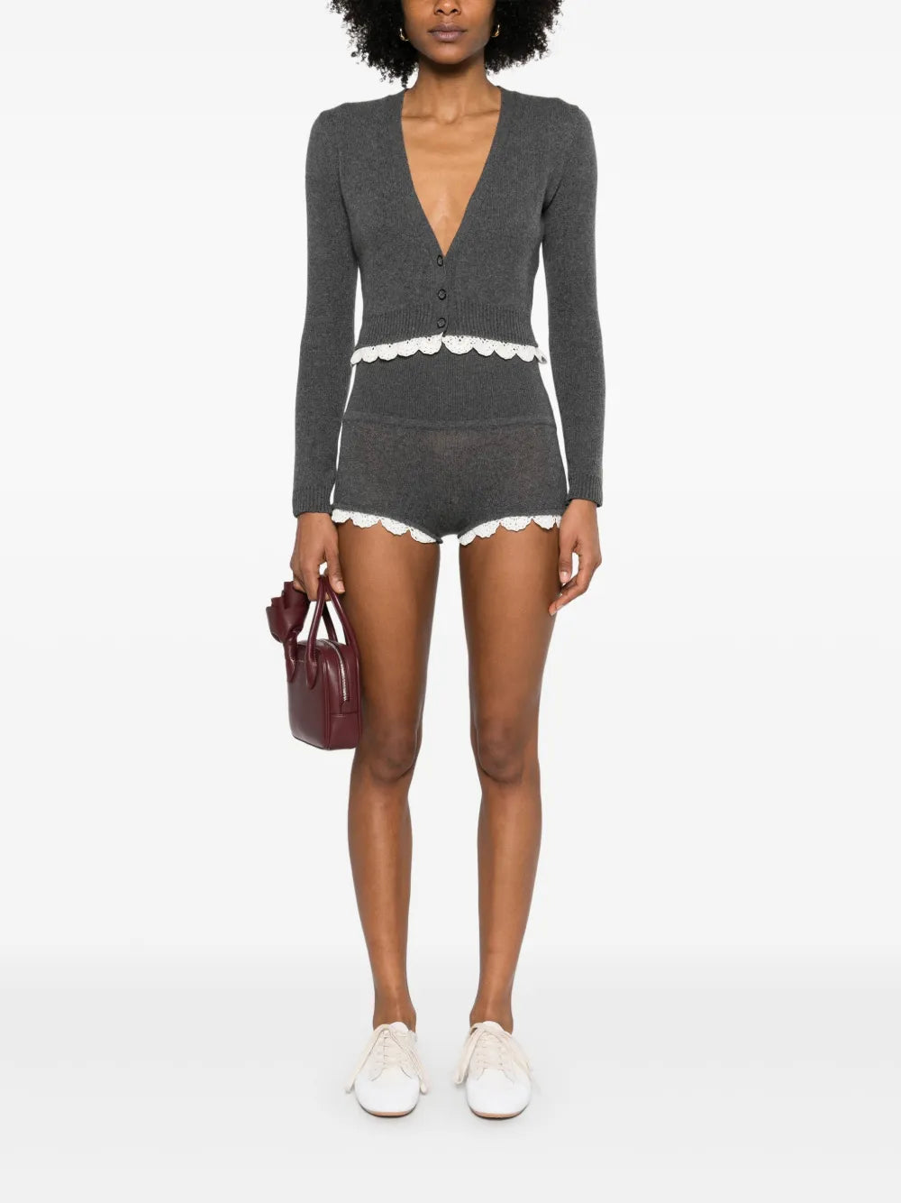 Knitted Cashmere Shorts