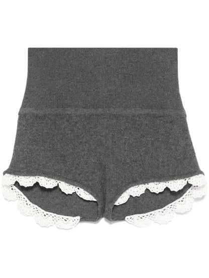 Knitted Cashmere Shorts