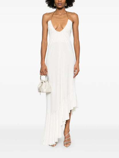 Chain-Detail Gown