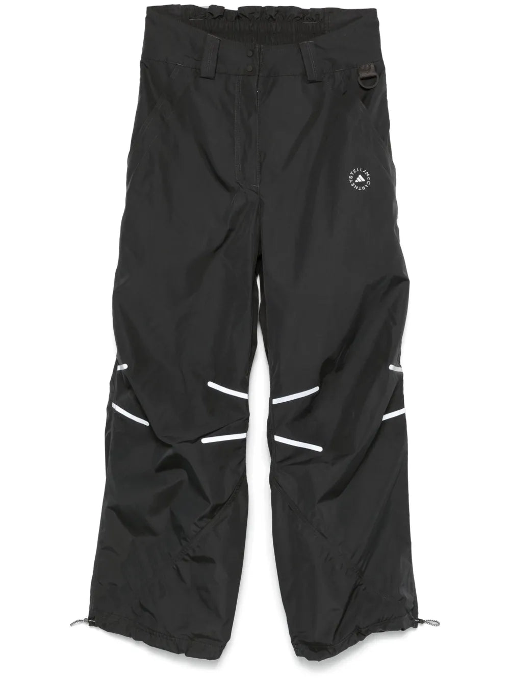 Wide-Leg Track Trousers