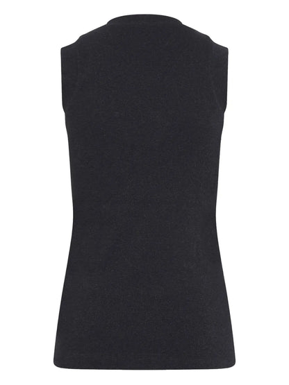 Monili-Embellished Knit Vest