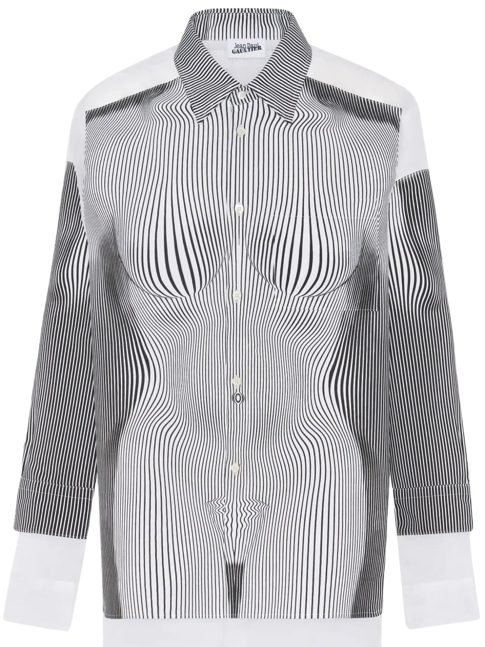 The Petit Grand Pinstripe Body Morphing Shirt