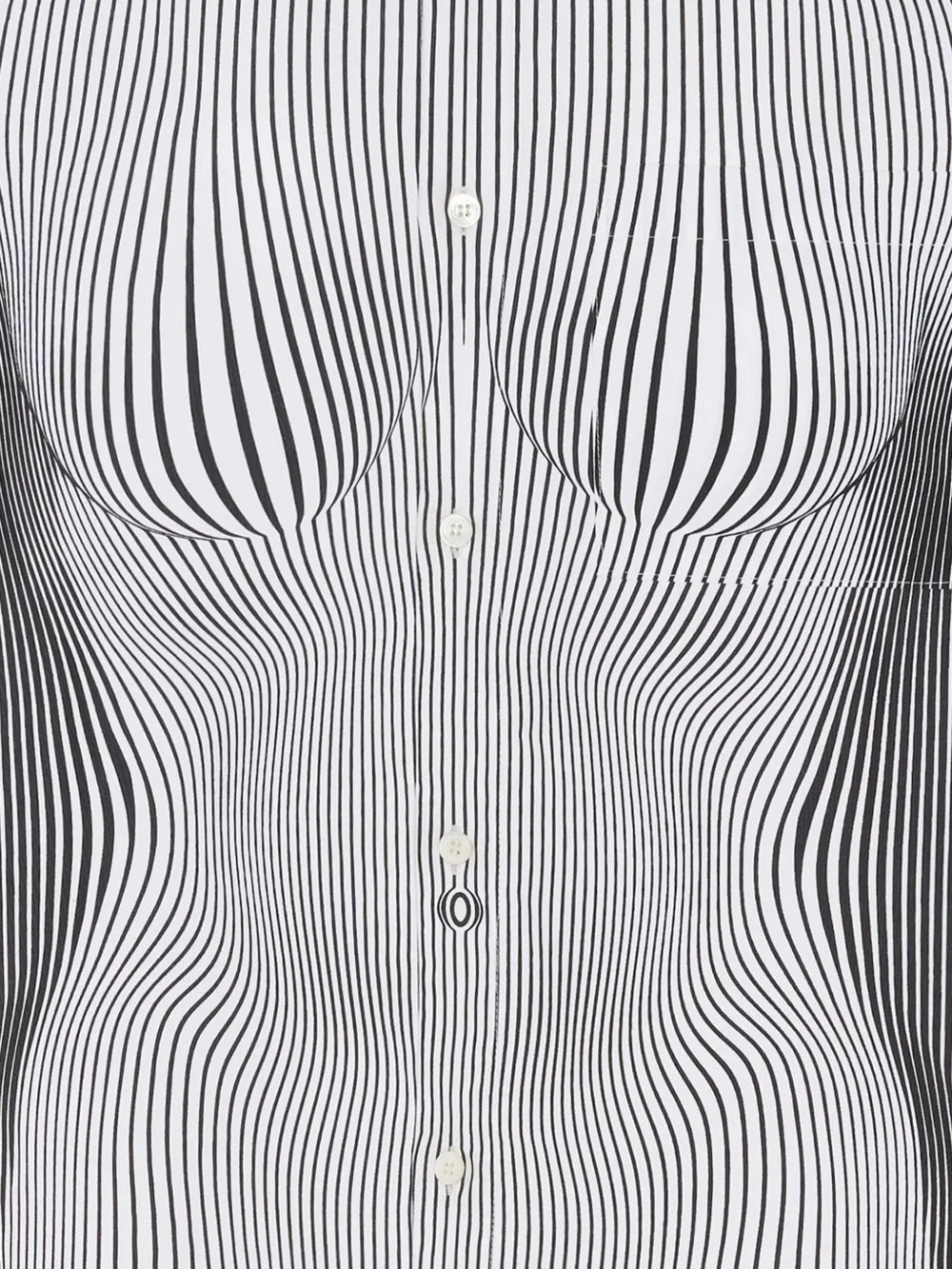 The Petit Grand Pinstripe Body Morphing Shirt
