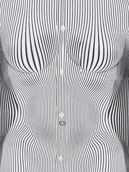 The Petit Grand Pinstripe Body Morphing Shirt