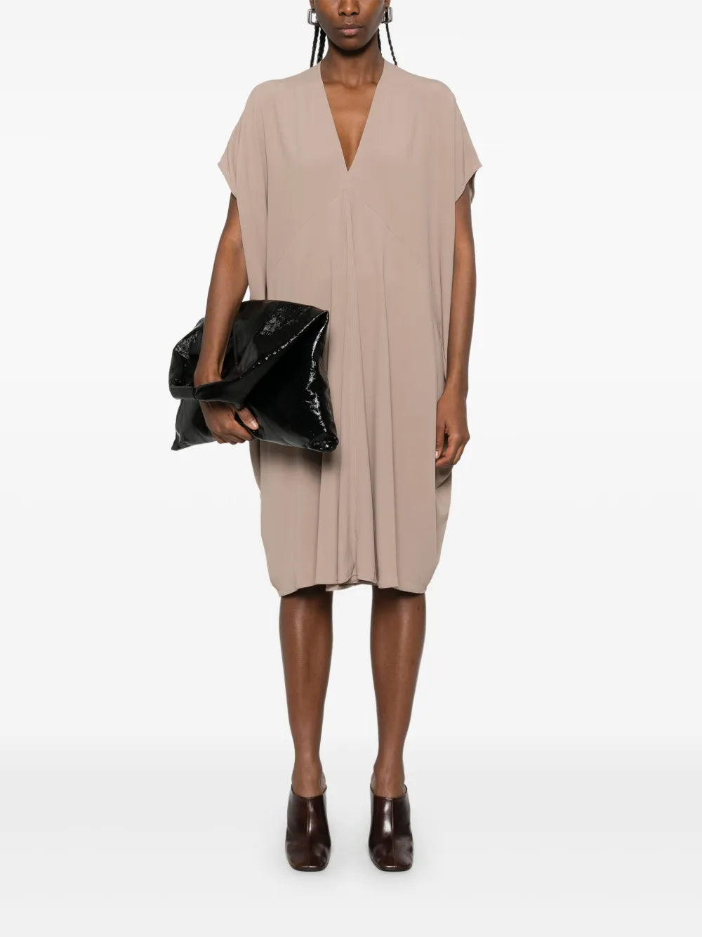 Tommykite V-Neck Midi Dress
