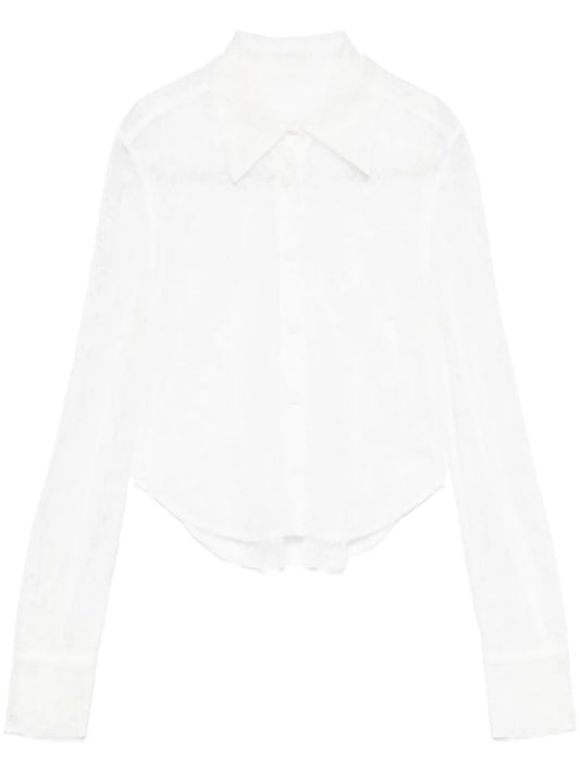Floral-Lace Shirt