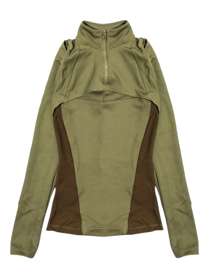 23 Engineered "Olive Green" Long-Sleeve Top