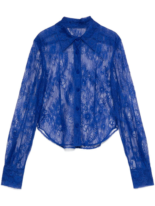 Floral-Lace Shirt