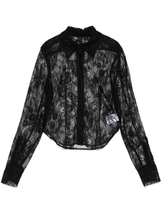 Floral-Lace Shirt
