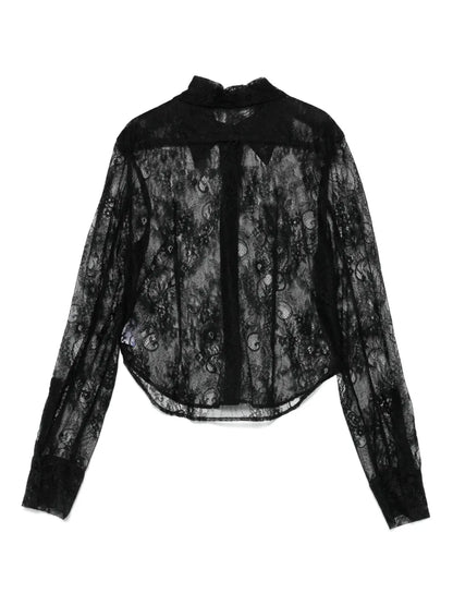 Floral-Lace Shirt