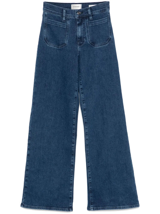 Le Slim Palazzo Jeans