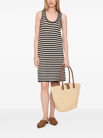 Open-Knit Mini Dress