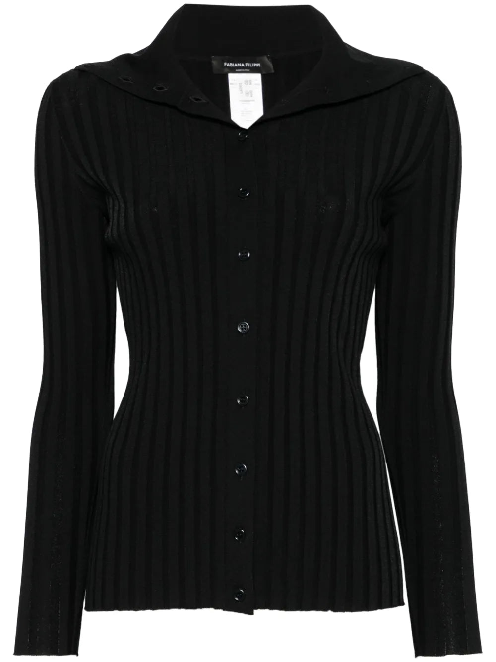 Ribbed-Knit Cardigan