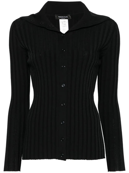 Ribbed-Knit Cardigan