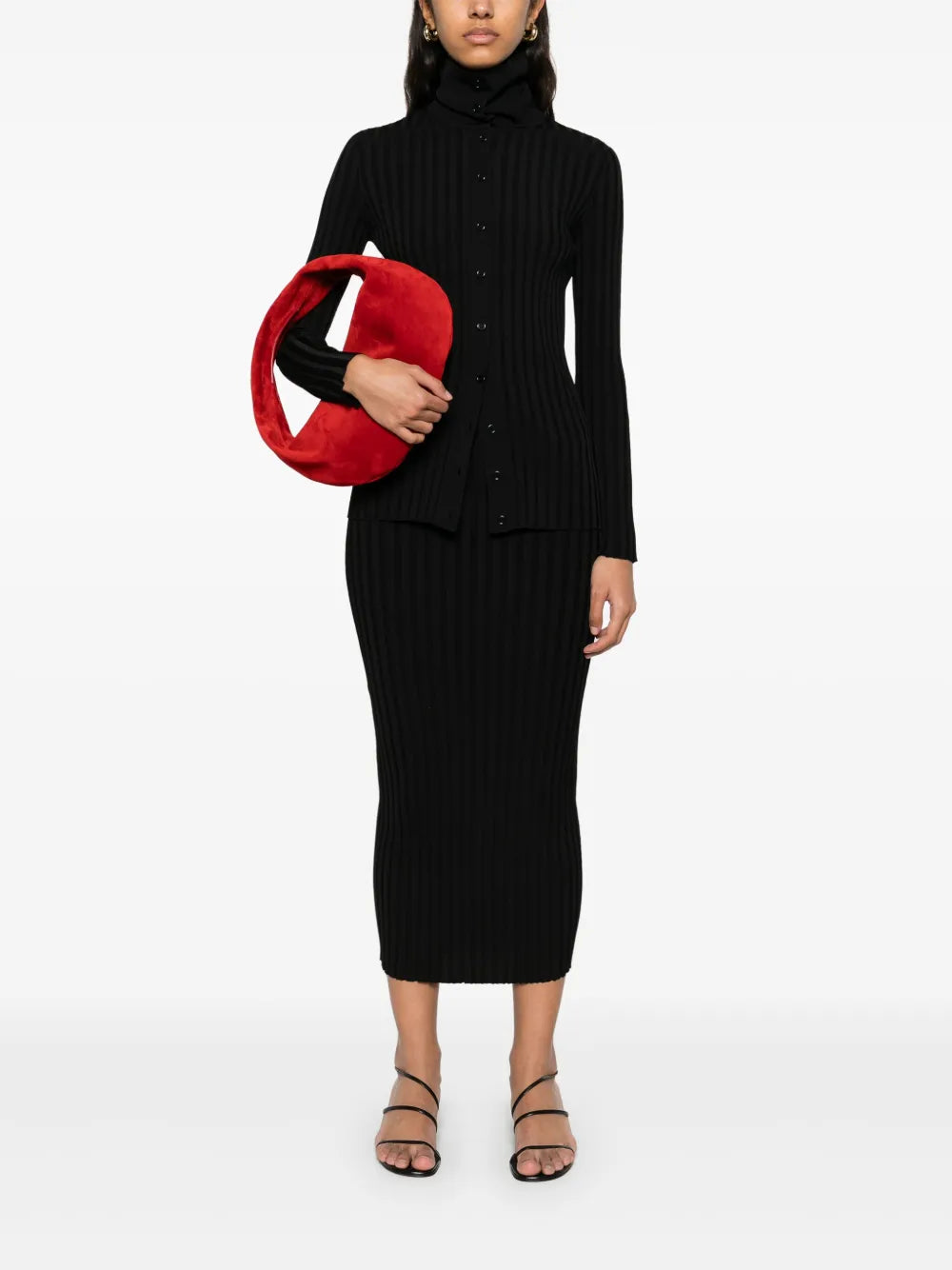 Ribbed-Knit Skirt