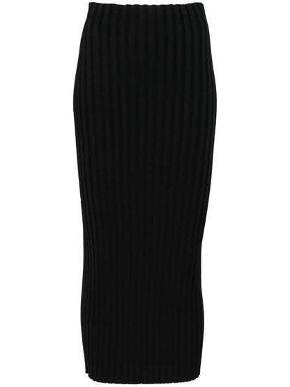 Ribbed-Knit Skirt
