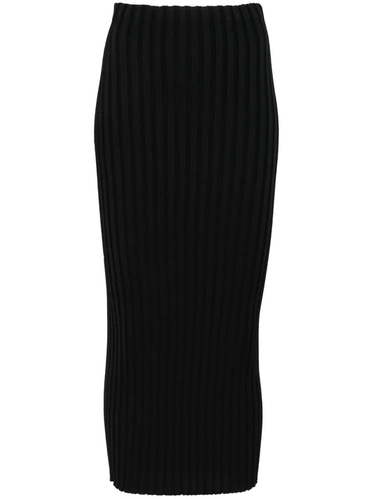 Ribbed-Knit Skirt
