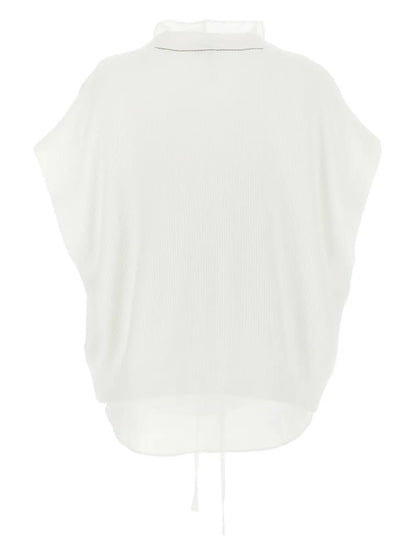 Layered Wrap Blouse