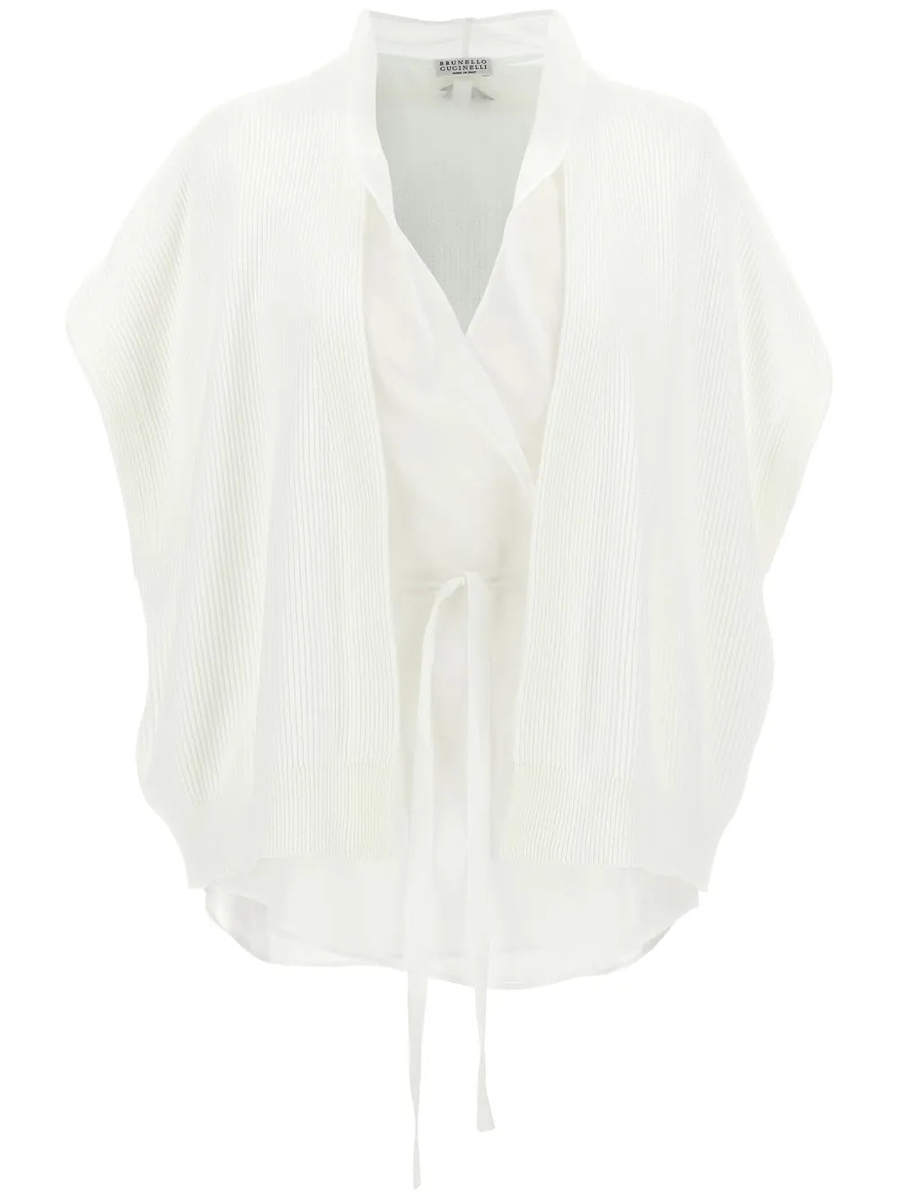 Layered Wrap Blouse