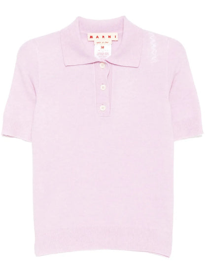 Embroidered Polo Top