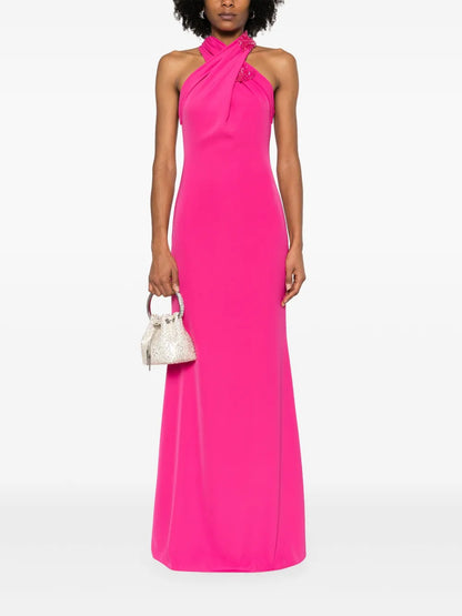 Crystal-Embellished Maxi Dress