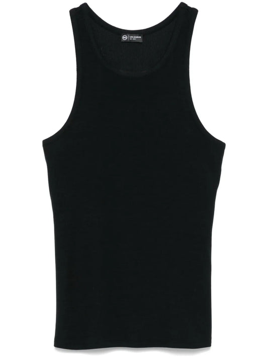 Fine-Ribbed Tank Top