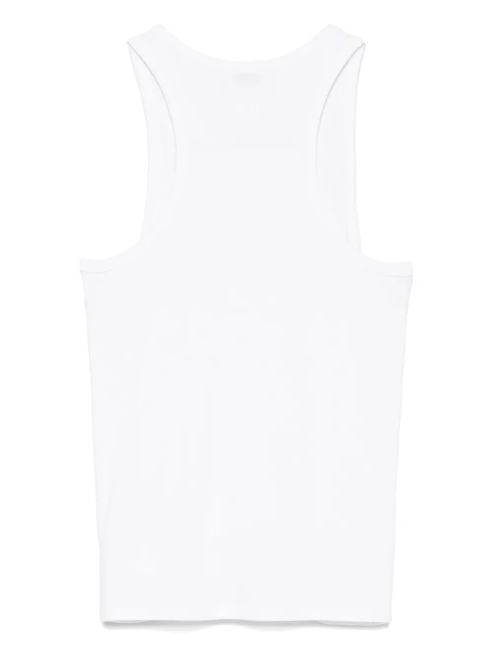Fine-Ribbed Tank Top