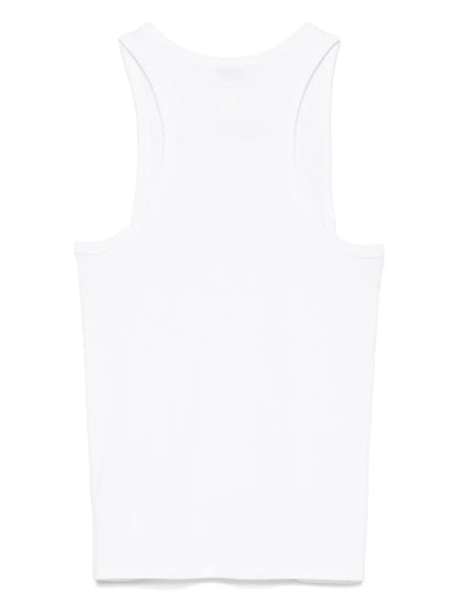 Fine-Ribbed Tank Top