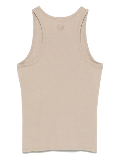 Fine-Ribbed Tank Top