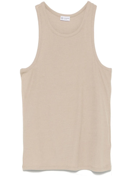 Fine-Ribbed Tank Top