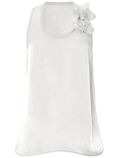 Orchid-Appliqué Top