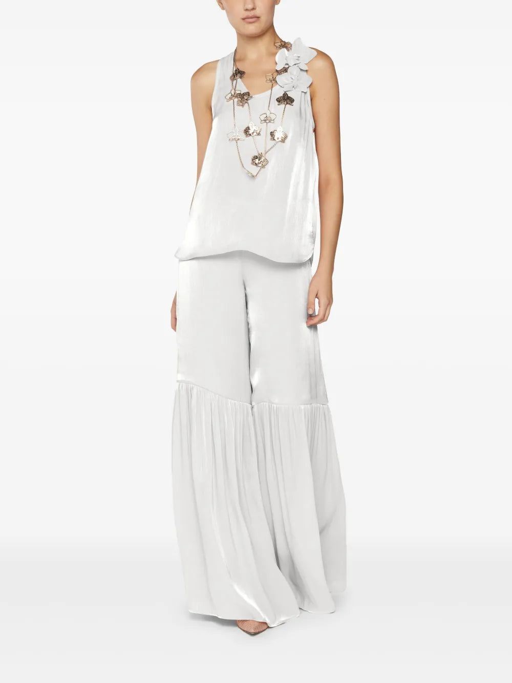 Orchid-Appliqué Top