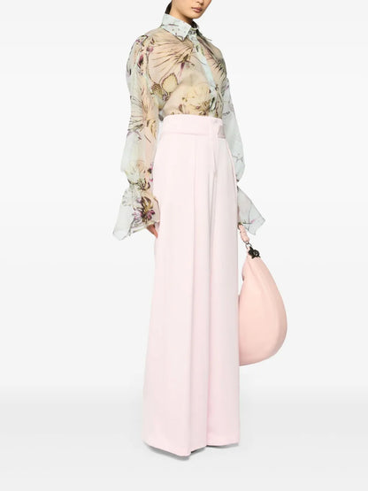 Jungle Flower-Print Shirt
