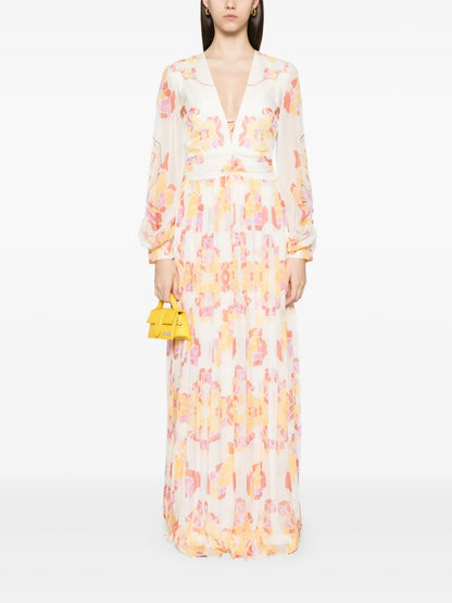 Floral-Print Maxi Dress