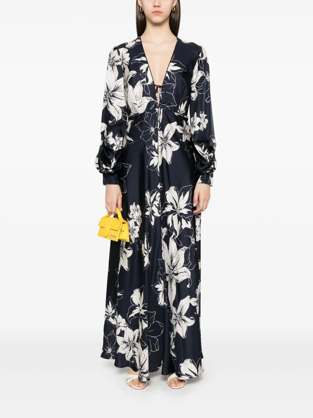 Floral-Print Maxi Dress