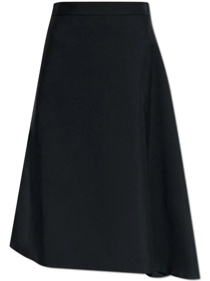 Asymmetric Midi Skirt