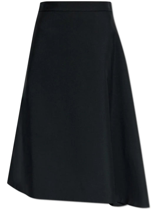 Asymmetric Midi Skirt