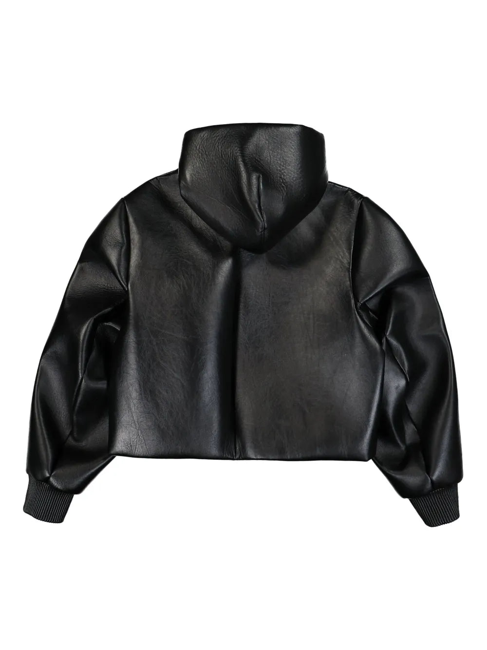 Leather Cropped Jacket